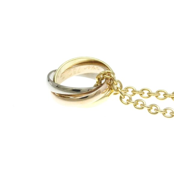 CARTIER 18k Yellow Gold Trinity Necklace - Picture 11 of 14